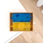 Connetix Rainbow Car Pack – 2 voertuigbasissen met rubberen wielen - De Dondersteen