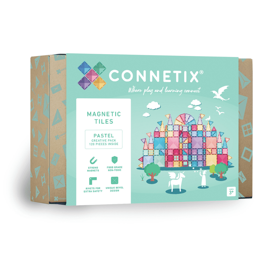Connetix 120-delige Pastel Creative Pack – Bouwplezier in zachte kleuren