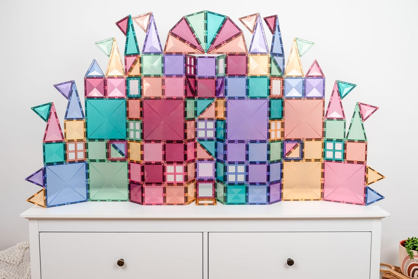 Connetix 120-delige Pastel Creative Pack – Bouwplezier in zachte kleuren - De Dondersteen