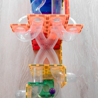 Connetix Rainbow Ball Run Uitbreiding – 66-delig - De Dondersteen