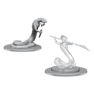 Critical Role Unpainted Miniatures: Serpentfolk & Serpentfolk Ghost