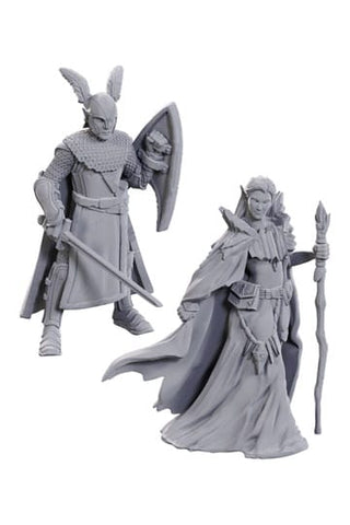 D&D Nolzur's Marvelous Miniatures Unpainted Miniatures 2-Pack 50th Anniversary Elves