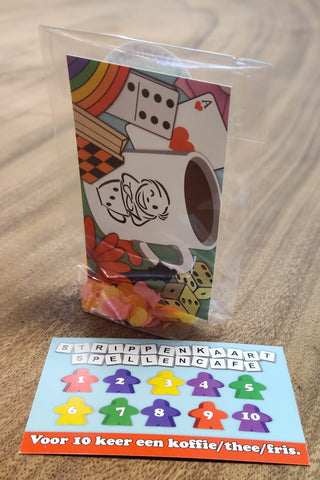 Strippenkaart voor 10x koffie/thee/fris - De Dondersteen
