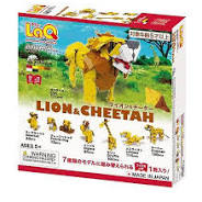 LaQ Animal World LION & CHEETAH (250-delig) - De Dondersteen