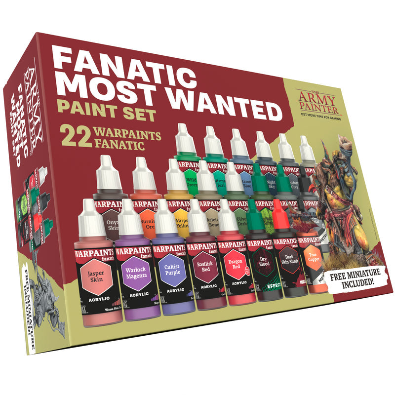 The Army Painter - Warpaints Fanatic: Most Wanted Paint Set - De Dondersteen