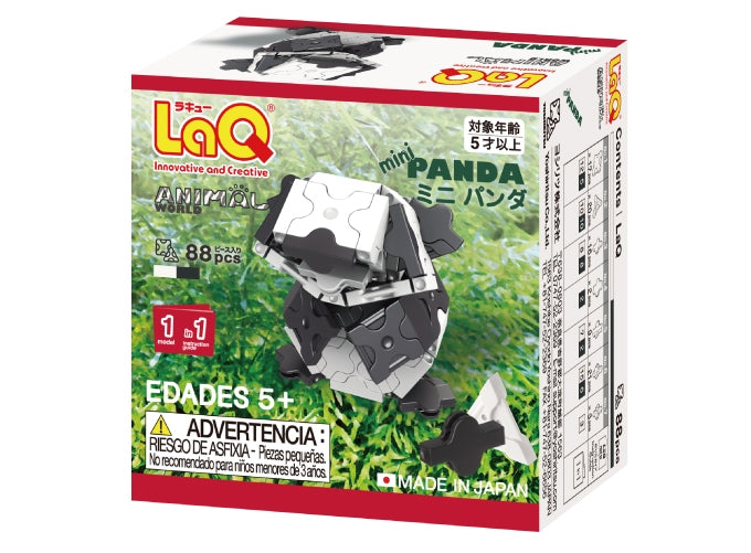 LaQ Animal World Mini Panda (88-delig) - De Dondersteen