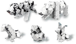 LaQ Animal World - White Tiger & Polar Bear (215-delig) - De Dondersteen