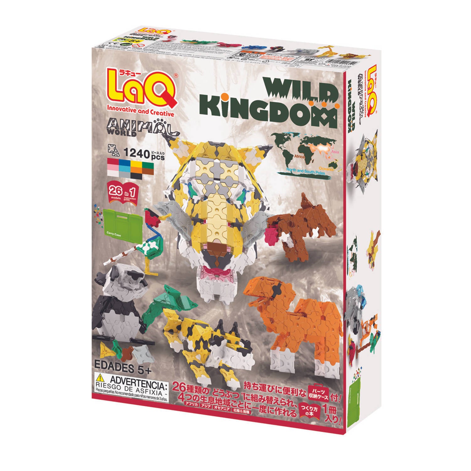 LaQ Animal World - Wild Kingdom (1250-delig)