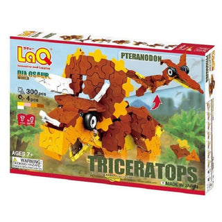 LaQ Dinosaur World Triceratops and Pteranodon (300-delig) - De Dondersteen