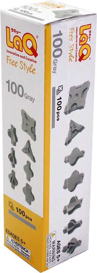 LaQ Free Style Grijs (100-delig) - De Dondersteen
