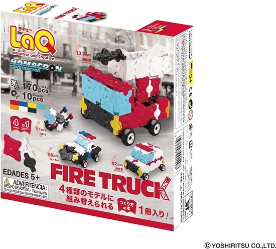 LaQ Hamacron Constructor - Fire Truck (170-delig)