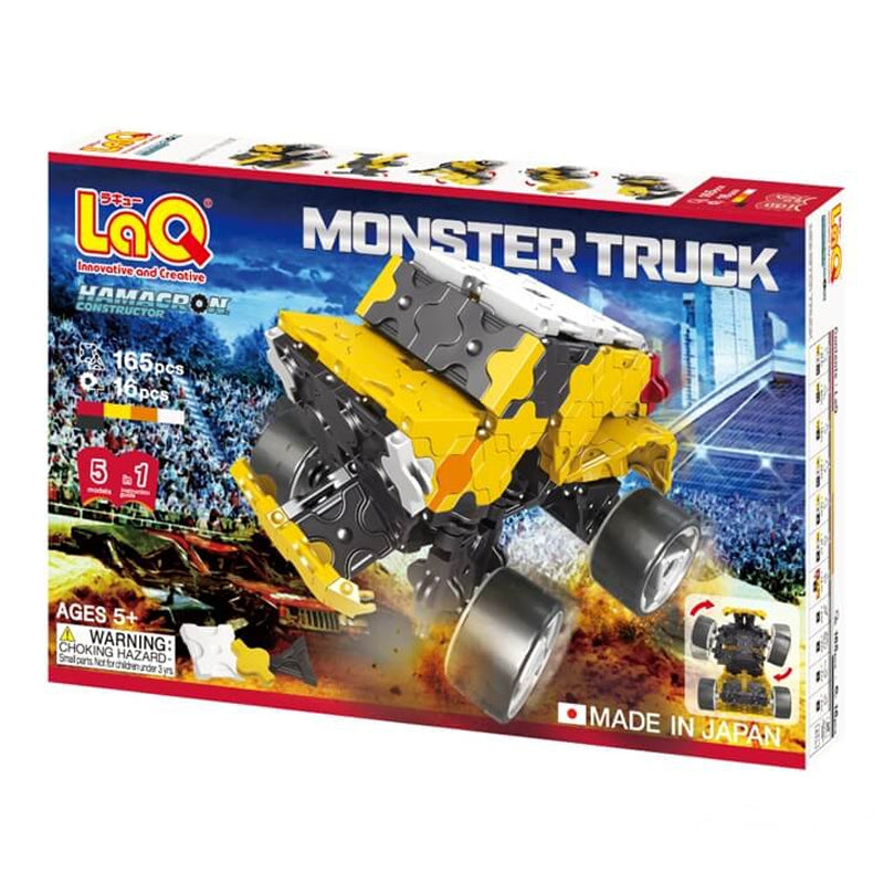 LaQ - Hamacron Constructor Monster Truck (165-delig) - De Dondersteen