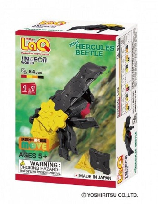 LaQ Insect World Mini Hercules Beetle (64-delig)