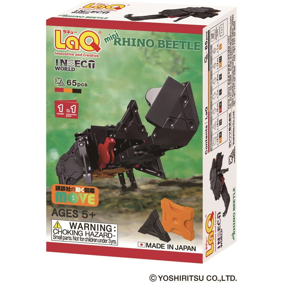 LaQ Insect World Mini Rhino Beetle (65-delig)