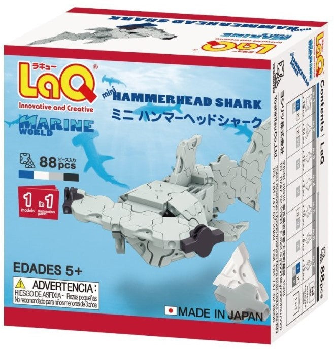 LaQ Marine World Mini Hammerhead Shark (88-delig) - De Dondersteen