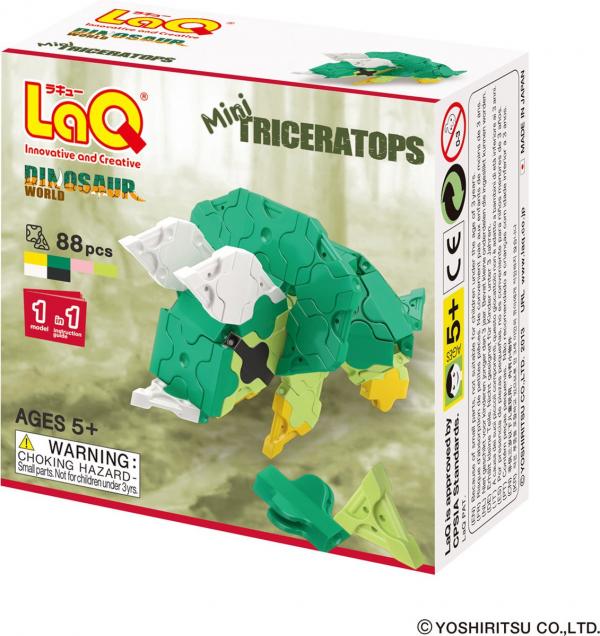 LaQ Mini Triceratops (onbekend aantal stukjes)