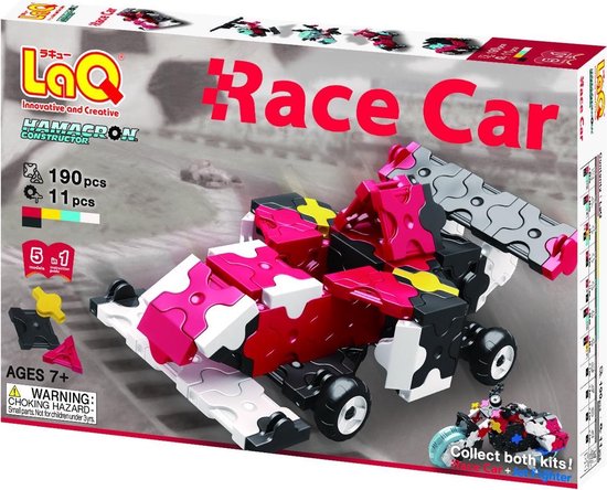 LaQHamacron Constructor - Race Car (190-delig)