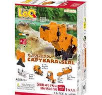 LaQ Animal World CAPYBARA & SEAL (180-delig) - De Dondersteen