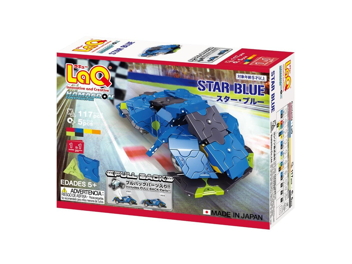 LaQ Hamacron Constructor STAR BLUE (117-delig)