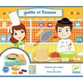 Gaëlle en Titouan - Maak Pannekoeken met een Menu - De Dondersteen