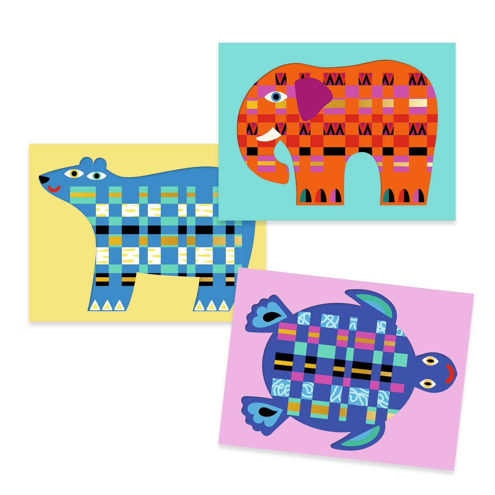 Creatief met papier - Voor, achter, voor