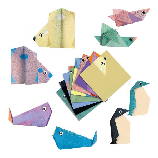 Eenvoudige origami - Pooldieren