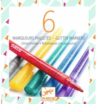 Glittermarkers - 6 stuks - De Dondersteen