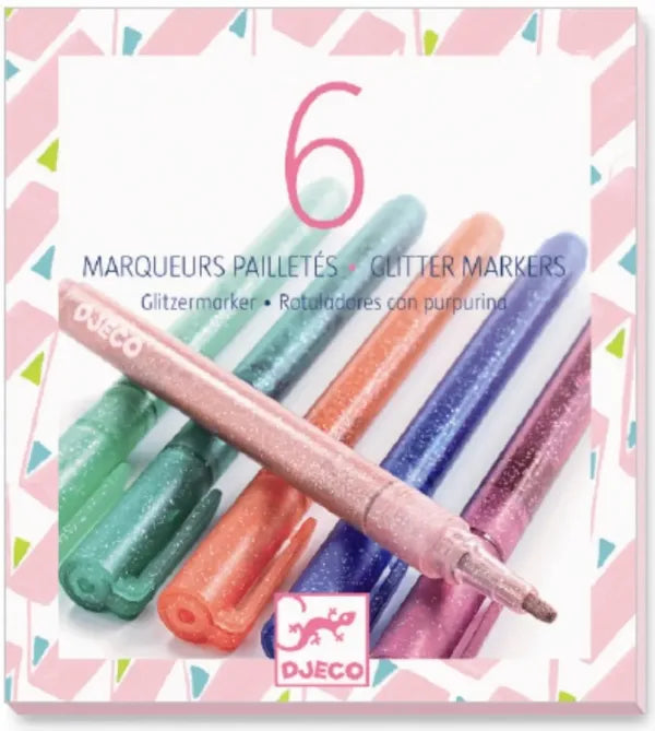 Glittermarkers - 6 stuks - De Dondersteen
