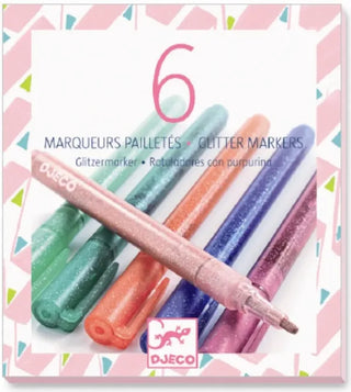 Glittermarkers - 6 stuks - De Dondersteen