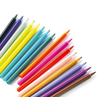 Pens & Markers - 16 Thin Markers - Stiften - De Dondersteen
