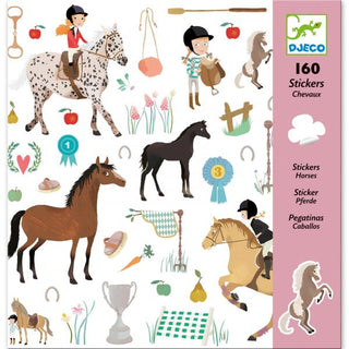 Stickers (160) - Horses - De Dondersteen