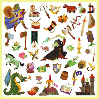 Stickers Middeleeuwse Fantasie (160) - De Dondersteen