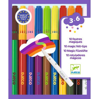 Stiften - 10 Magic Felts - Viltstiften - De Dondersteen