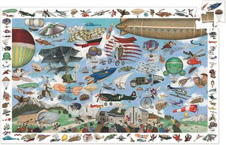 Djeco Observatie Puzzel Vliegclub (200 stukjes) - De Dondersteen