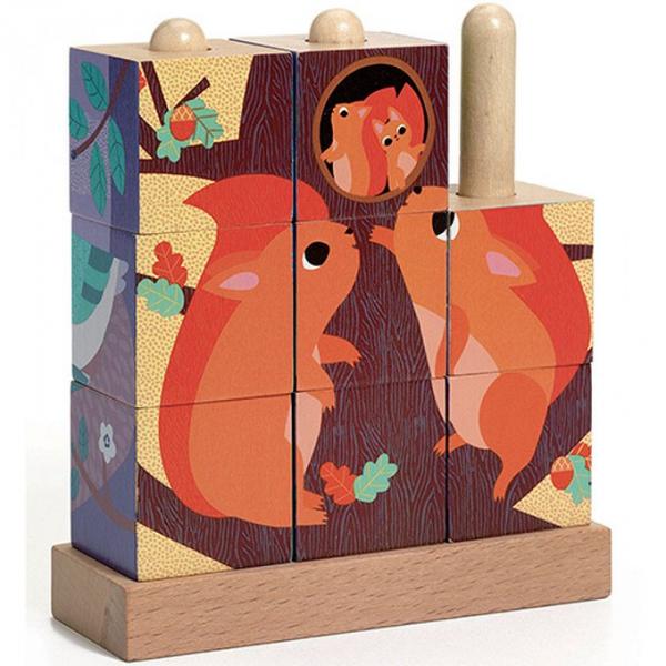 Puzz-Up Forest Houten Blokpuzzel - De Dondersteen