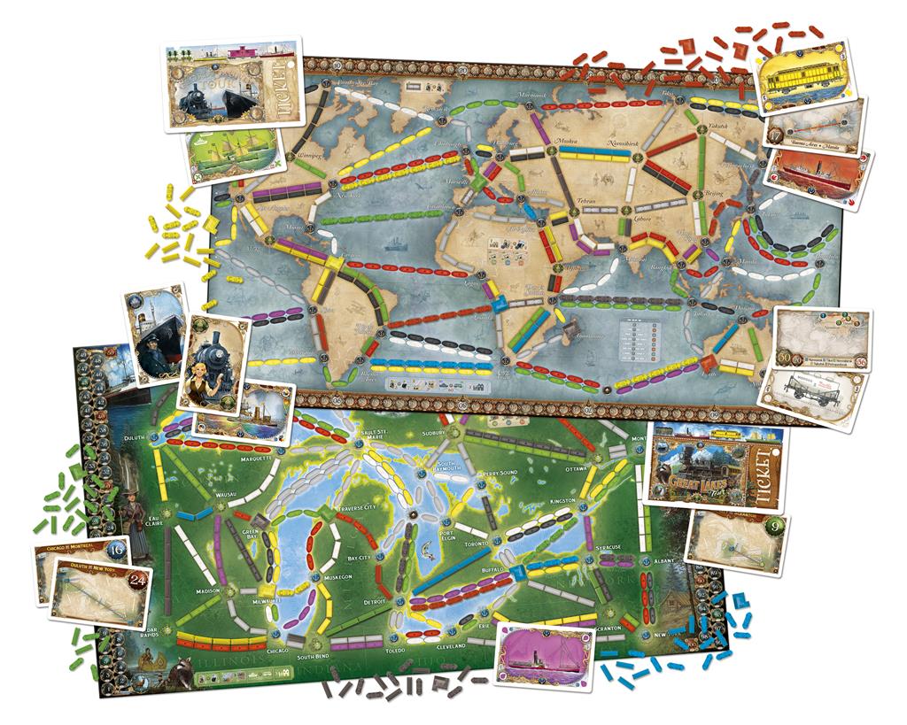 Ticket to Ride Rails & Sails - NL Editie