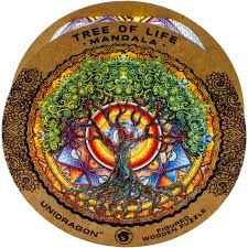 Unidragon Wooden Puzzle Mandala TREE OF LIFE King Size