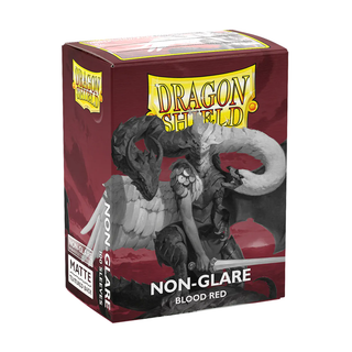 SLEEVES Dragon Shield Non-Glare Blood Red 100ct