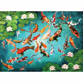 Colorful Koi (1000) - De Dondersteen