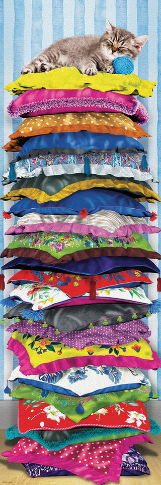 Fluffy Kitty on Pillows (1000) - De Dondersteen