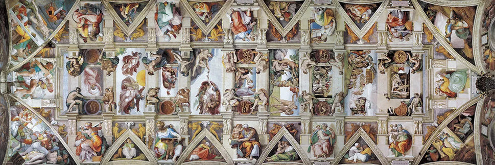 The Sistine Chapel Ceiling - Michelangelo (1000)