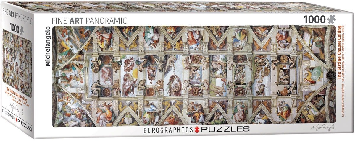 The Sistine Chapel Ceiling - Michelangelo (1000) - De Dondersteen
