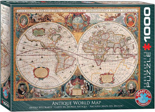 Antique World Map Jigsaw puzzle - De Dondersteen