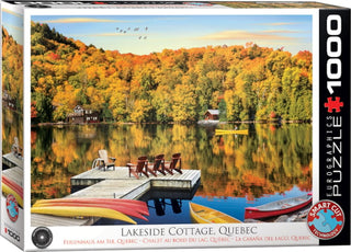 Lakeside Cottage, Quebec Jigsaw puzzle - De Dondersteen