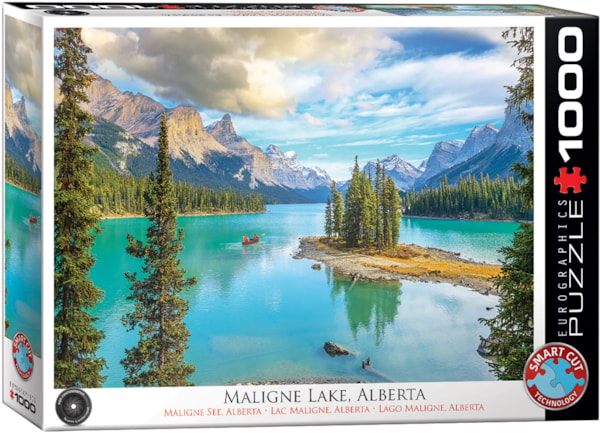 Maligne Lake, Alberta Jigsaw puzzle