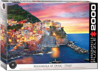 Manarola at Dusk - Italy Jigsaw puzzle - De Dondersteen