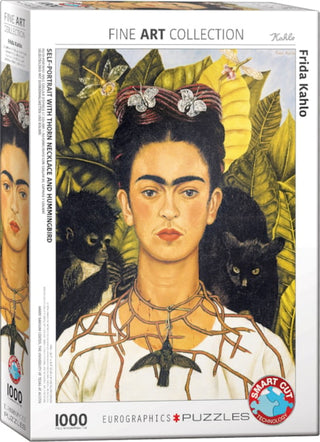 Self-Portrait with Thorn Necklace and Hummingbird Jigsaw puzzle - De Dondersteen