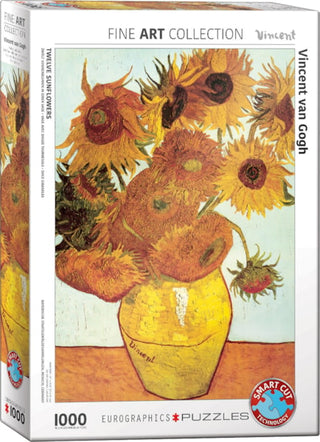 Twelve Sunflowers Jigsaw puzzle - De Dondersteen