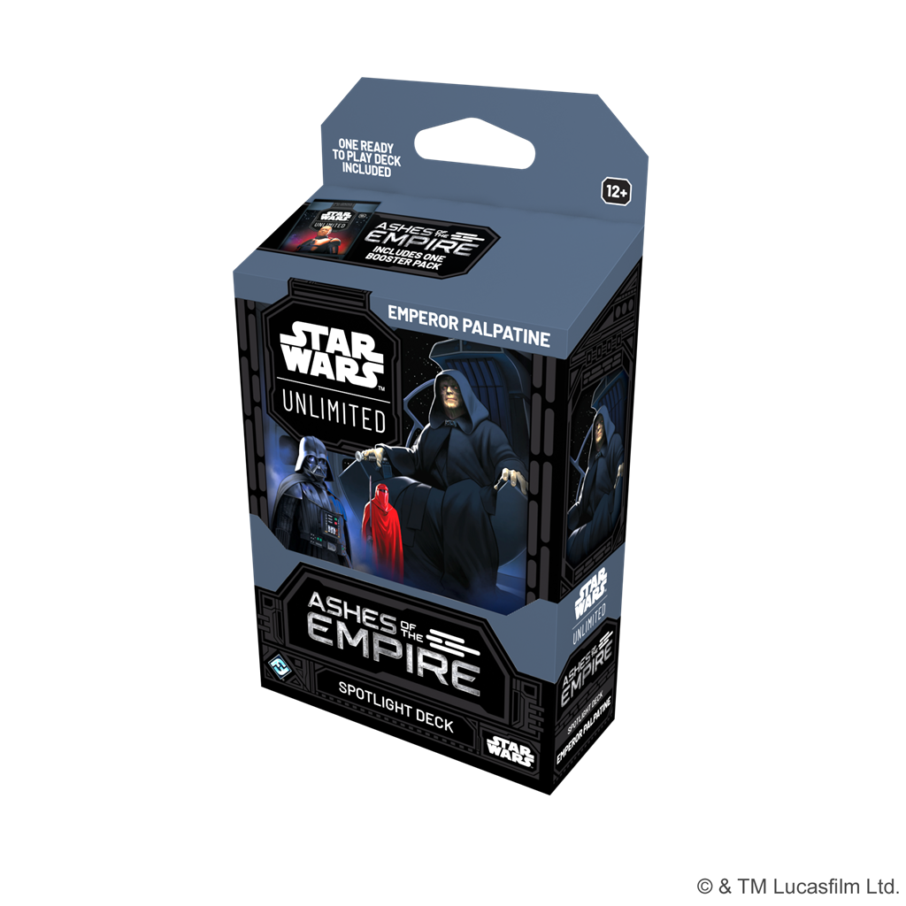(PRE-ORDER) Star Wars Unlimited - Ashes of the Empire Spotlight Deck (Emperor Palpatine)