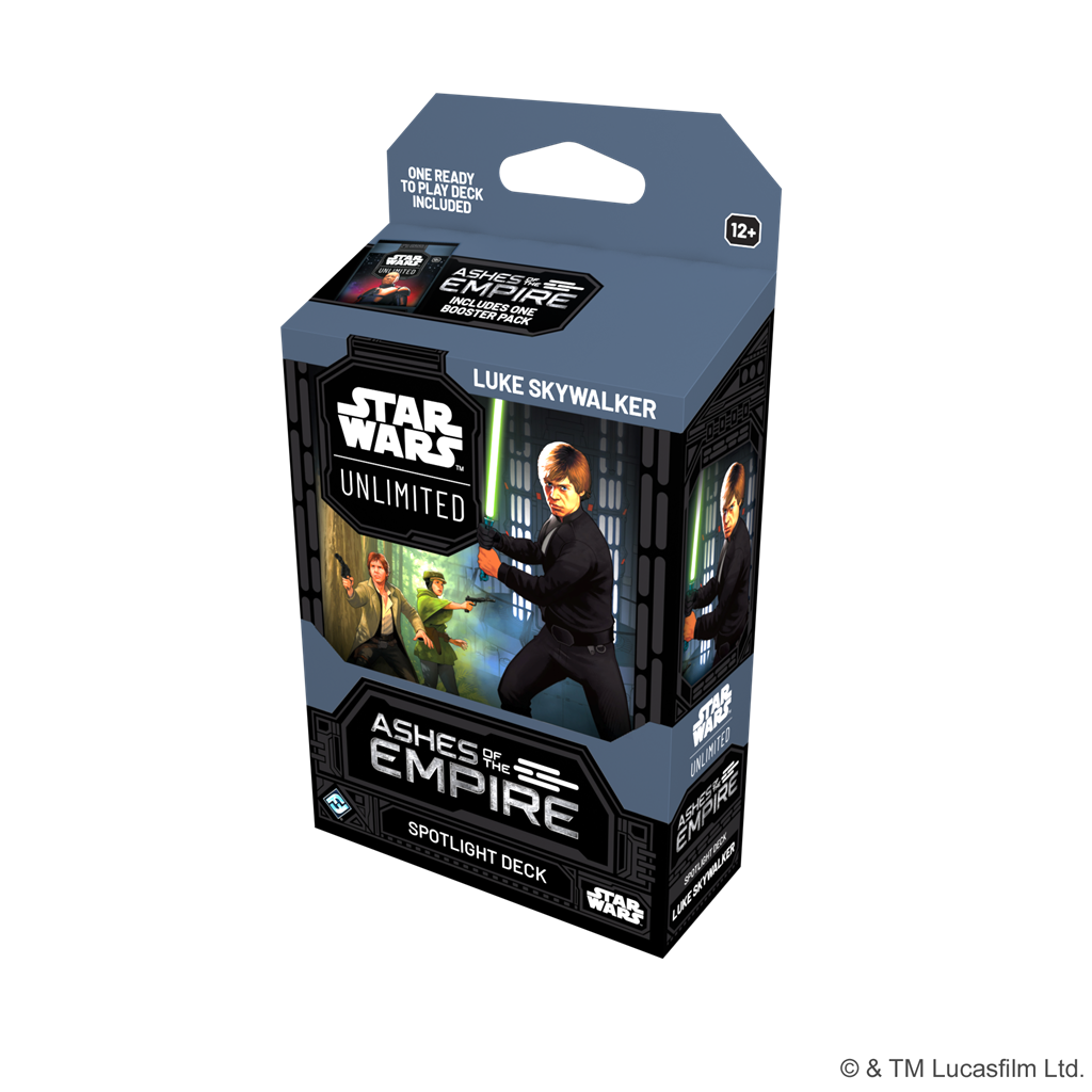 (PRE-ORDER) Star Wars Unlimited - Ashes of the Empire Spotlight Deck (Luke Skywalker)